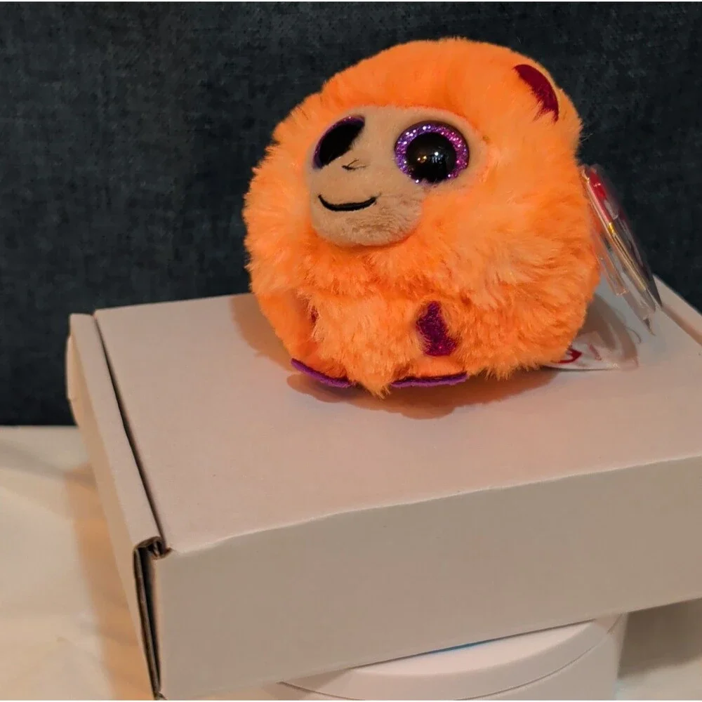 Ty Puffies Coconut The Monkey Plush Toy Orange 3